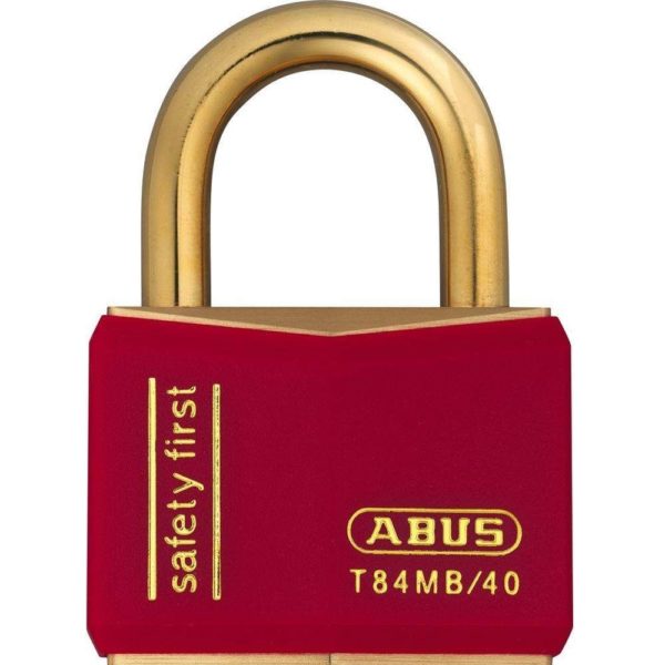 Abus-T84MB-40RED-Vinyl-Coated-Brass-Safety-Padlock