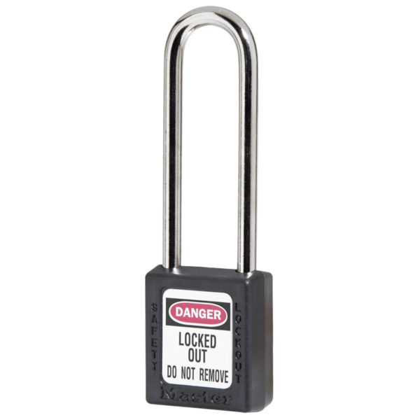 Master-Lock-Zenex-Safety-Padlock-PLO-410LTBLK-Long-Shackle