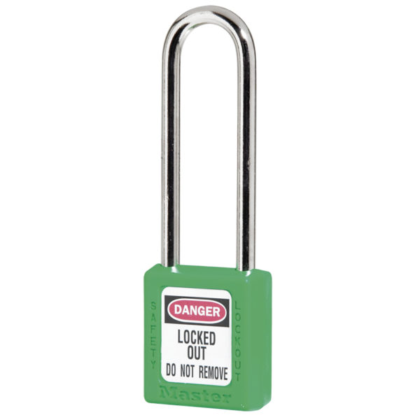 Master-Lock-Zenex-Safety-Padlock-PLO-410LTGRN-Long-Shackle