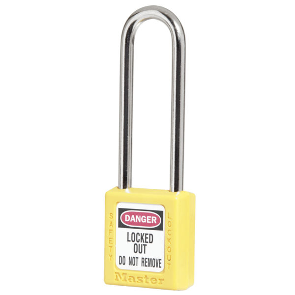 Master-Lock-Zenex-Safety-Padlock-PLO-410LTYLW-Long-Shackle