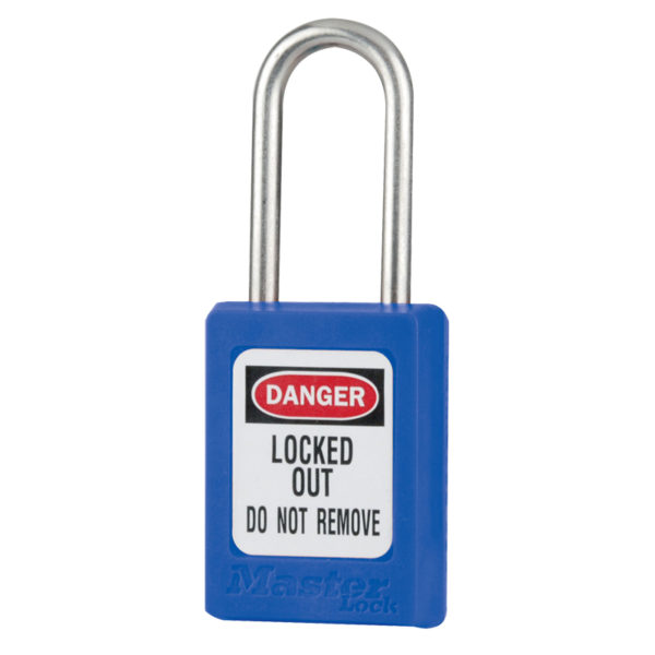 Master-Lock-Zenex-Safety-Padlock-PLO-S31BLU-Stainless-Steel-Shackle