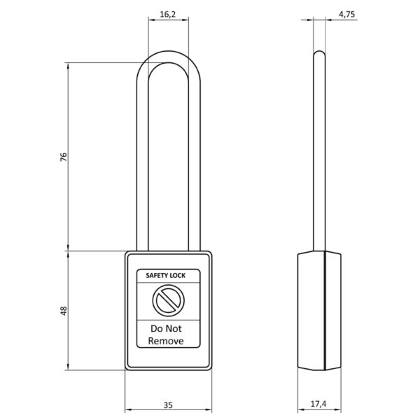 Master-Lock-Zenex-Safety-Padlock-PLO-S31LT-Long-Shackle-Dimensions