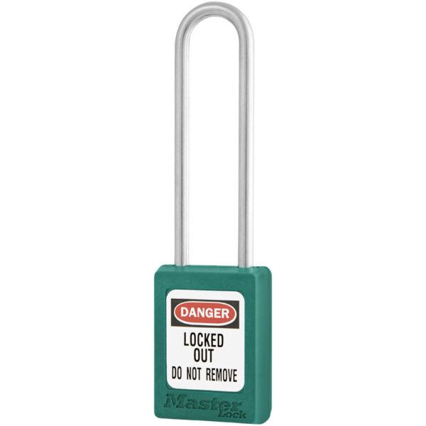 Master-Lock-Zenex-Safety-Padlock-PLO-S31LTTEAL-Long-Stainless-Steel-Shackle