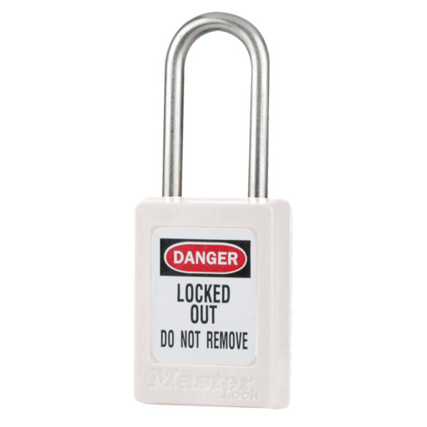 Master-Lock-Zenex-Safety-Padlock-PLO-S31WHT-Stainless-Steel-Shackle