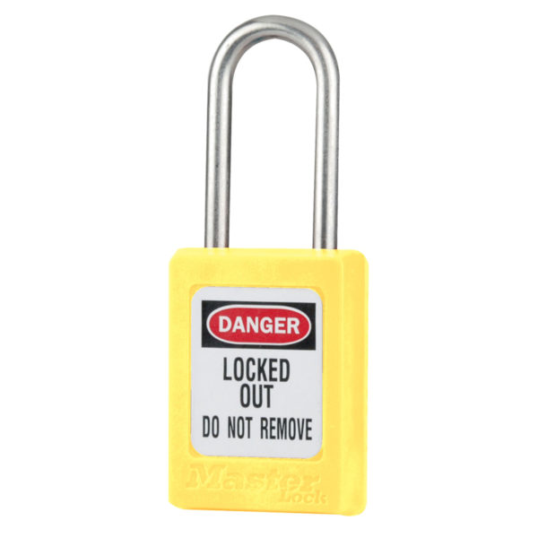 Master-Lock-Zenex-Safety-Padlock-PLO-S31YLW-Stainless-Steel-Shackle