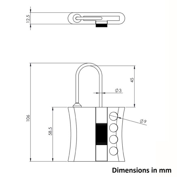 Hasp S442 Dimensions