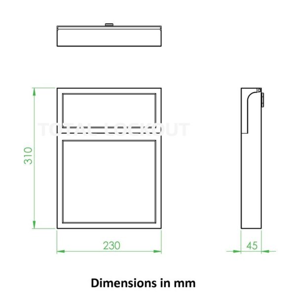 MSDS Box Dimensions